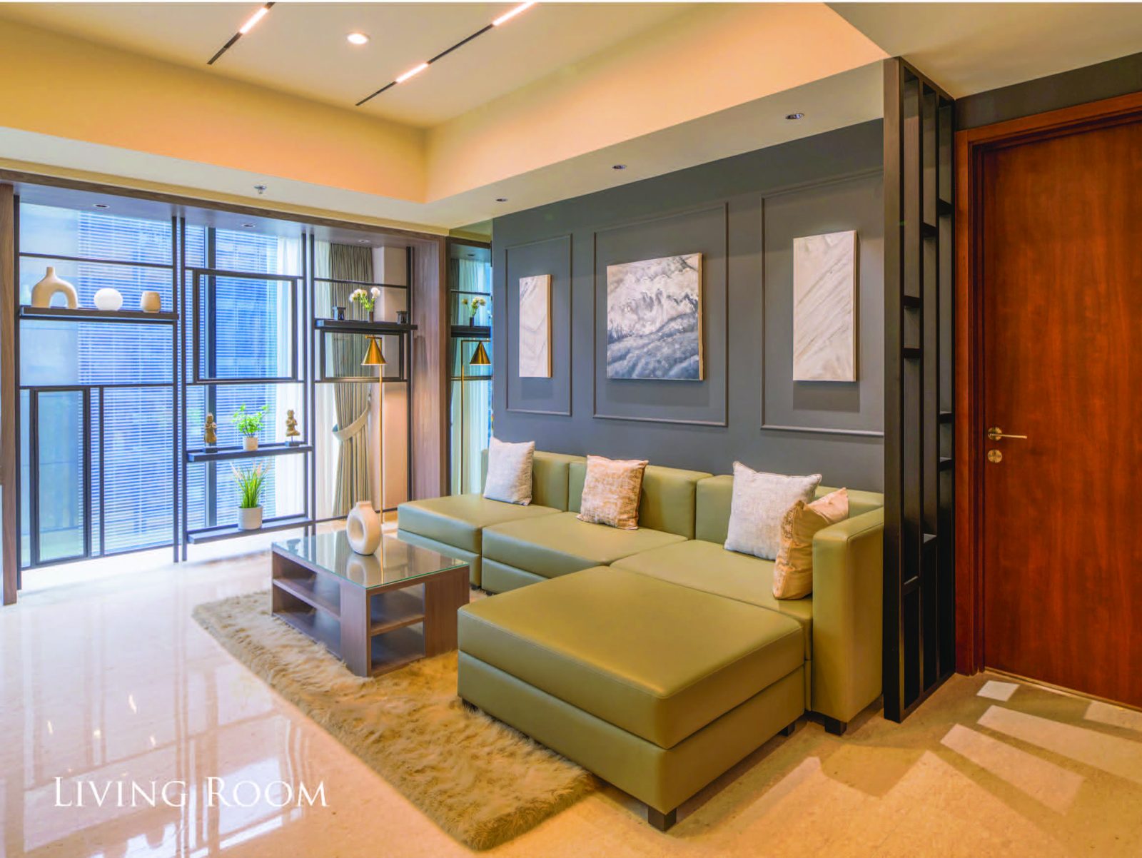 Interior of Branz Mega Kuningan unit — bedroom
